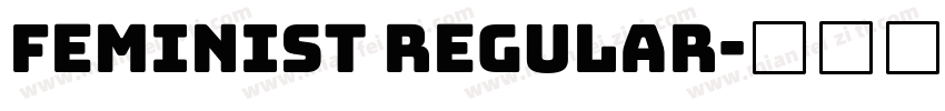 Feminist Regular字体转换